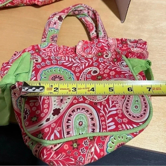 Mommy and Me Purse + Mini Bag Set Paisley Ruffles - Picture 4 of 9